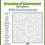 Executive Branch Worksheet 4th Grade