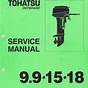 Tohatsu Parts Manual
