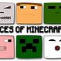 Printable Minecraft Character Faces
