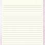 Lined Writing Paper Printables