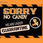 No Candy Halloween Sign Printable