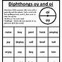 Words With Oi And Oy Worksheets