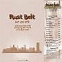 The Rust Belt Menu
