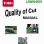 Toro Owners Manual For Lawn Mowers
