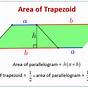 Formula For Area Of Trapezoid Worksheet