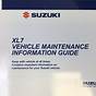 2008 Suzuki Xl7 Owners Manual