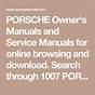 Porsche Owners Manual Pdf
