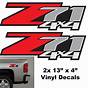 4x4 Stickers For Chevy Trucks