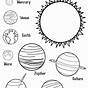 Color The Solar System Worksheets