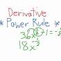 Derivative Power Rule Worksheet