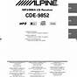 Alpine Cde 102 Radio Cd Owner's Manual