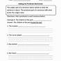 Free Subject And Predicate Worksheets