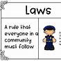 Rules And Laws Worksheets