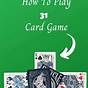 Printable Rules For Card Game 99