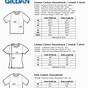 Gildan Youth T Shirt Size Chart