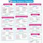 Printable Baby Registry Checklist