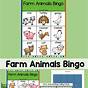 Farm Bingo Printable