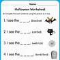 Halloween Worksheets For 1st Graders