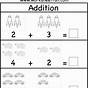 Addition Practice Worksheets For Kindergarten