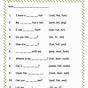 Free Dolch Sight Words Worksheets