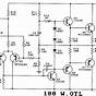 High Power Transistor Amplifier Circuit Diagram