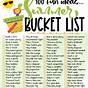 Summer Bucket List Pdf