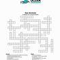 Ocean Crossword Puzzles