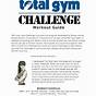 Total Gym Workout Chart Free Download Pdf