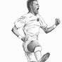 Printable Neymar Soccer Coloring Pages