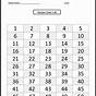 Printable Number Chart 1 50