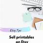 Sell Printables On Etsy