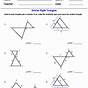 Geometry Similar Triangles Worksheet