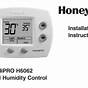 Honeywell Humidipro H6062 User Manual