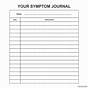 Symptom Management Worksheets