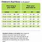 Croc Kids Size Chart