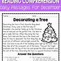 Winter Holiday Reading Comprehension Worksheets