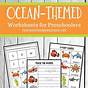 Ocean Theme Preschool Worksheets