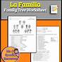 La Familia Spanish Worksheets