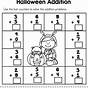Math Worksheet For Halloween