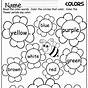 Flower Worksheet For Preschoolers