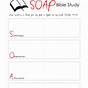 Soap Bible Study Method Template