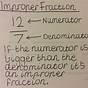 Improper Fractions To Fractions