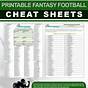 Printable Fantasy Cheat Sheet