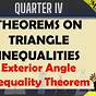 Exterior Angle Inequality Theorem Worksheet