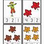 Fall Math Worksheet For Kindergarten