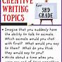 Writing Topics For 3rd Grade