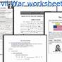 Civil War Battle Worksheet