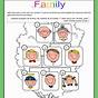 Family Tree Worksheet Kindergarten