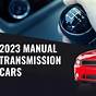 Cars That Still Offer Manual 2023