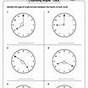 Clock Angles Worksheet 8th Grade